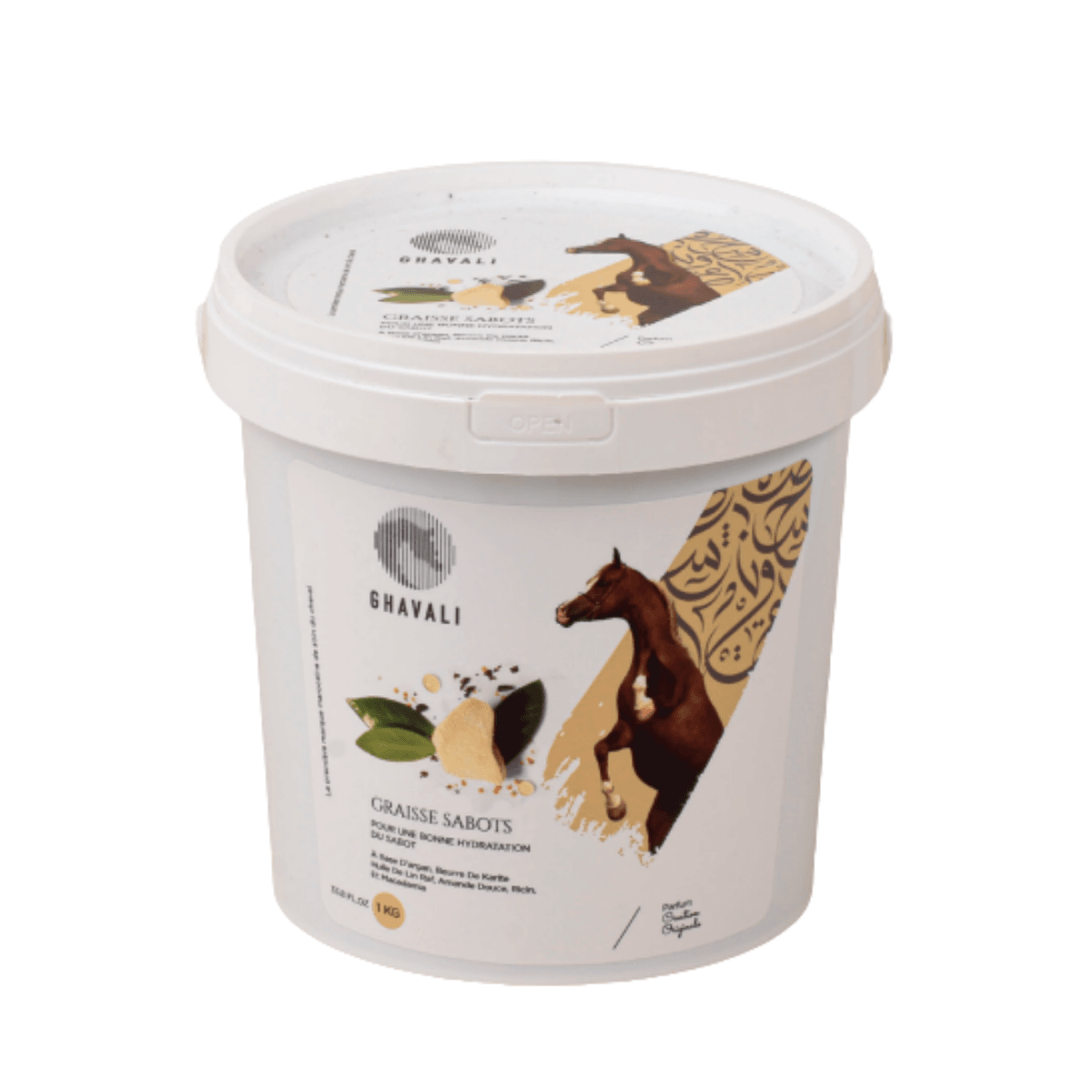 Graisse Pour Sabots – Argan, Karité, Lin, Amande, Ricin & Macadamia - Image 1 of 1
