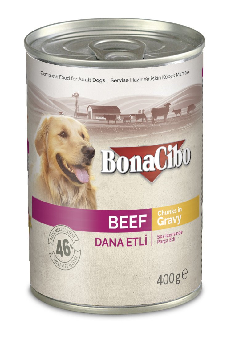 Pâté Premium Pour Chien Au Bœuf – Morceaux En Sauce 395g - Image 1 of 1