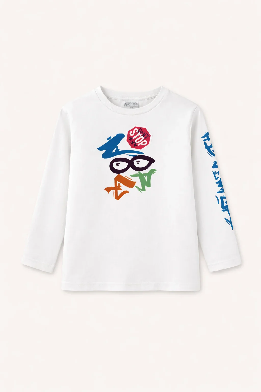 Ensemble Garçon Décontracté – T-shirt Imprimé & Pantalon Cargo - Image 1 of 4