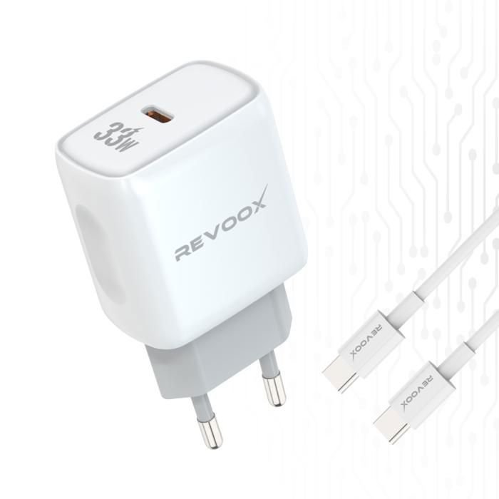 Chargeur 33w Usb‑c + Câble Type‑c Inclus - Image 1 of 1