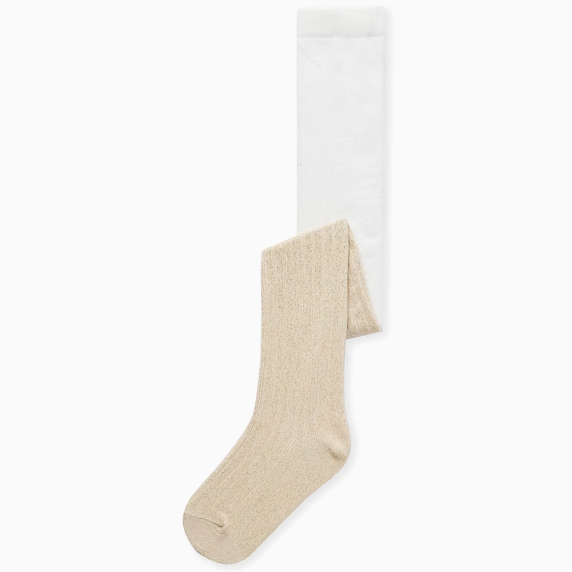 Collants Côtelés Avec Fils De Lurex - Image 1 of 3