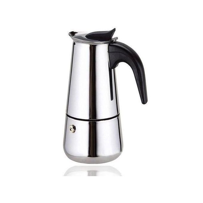 Cafetière Italienne En Acier Inoxydable Pot À Poêle À Café 4 Cup - Image 1 of 1