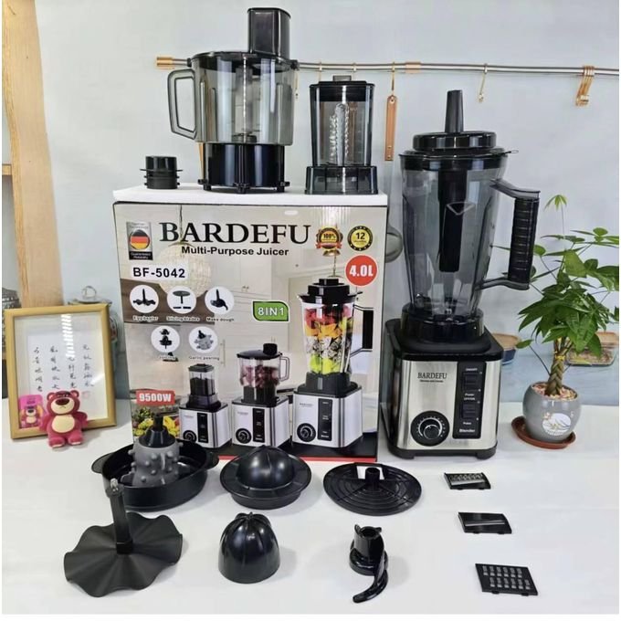 Mixeur, Mélangeur, Blender, Robot Multifonction Bf-5042 – 8 En 1 – 9500w – 4l - Image 1 of 1