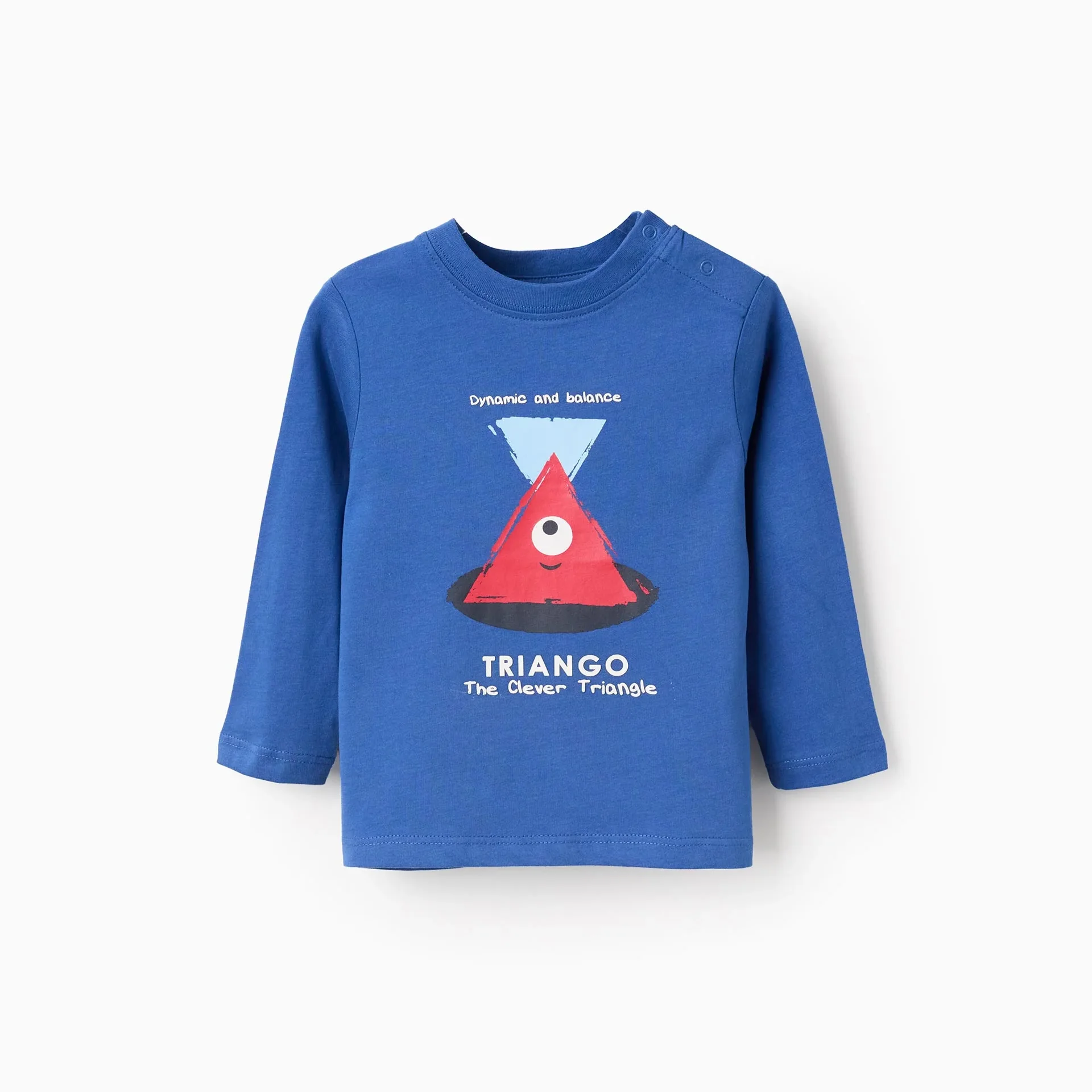 T-shirt À Manches Longues En Coton Pour Bébé Garçon Triango - Image 1 of 1