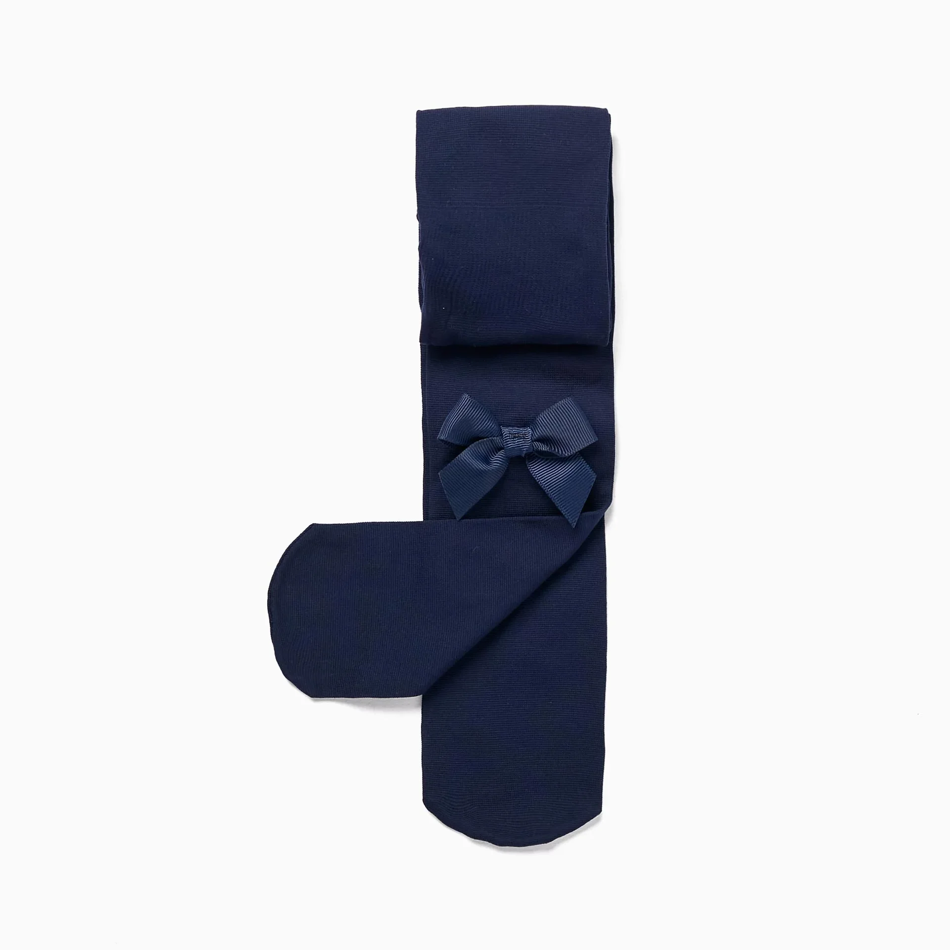 Collants De Microfibre Com Nœud Pour Fille - Image 1 of 2