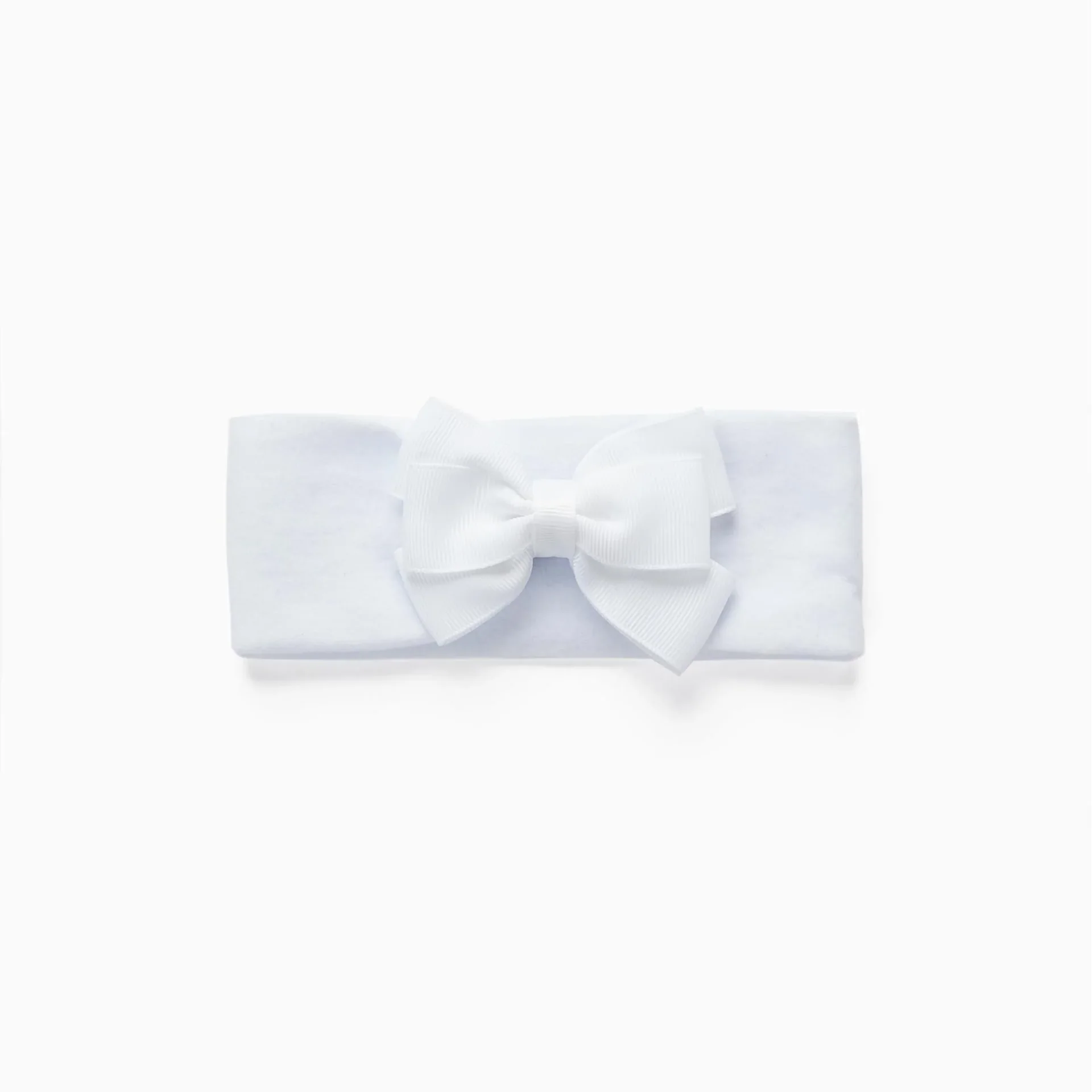 Bandeau À Cheveux Large Bébé Et Fille, Blanc - Image 1 of 1