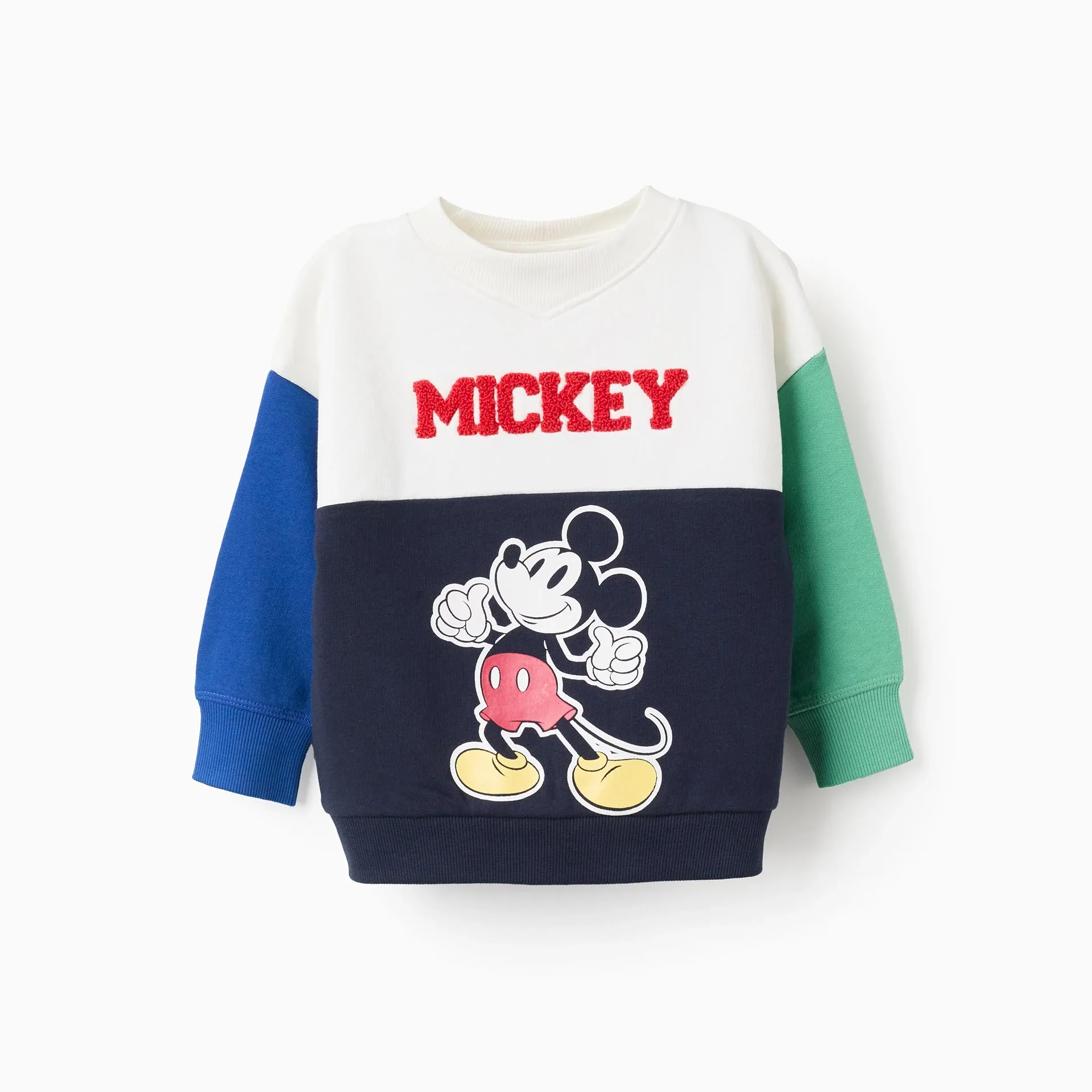 Mickey Color Block Sweatshirt For Boys - Image 1 of 2