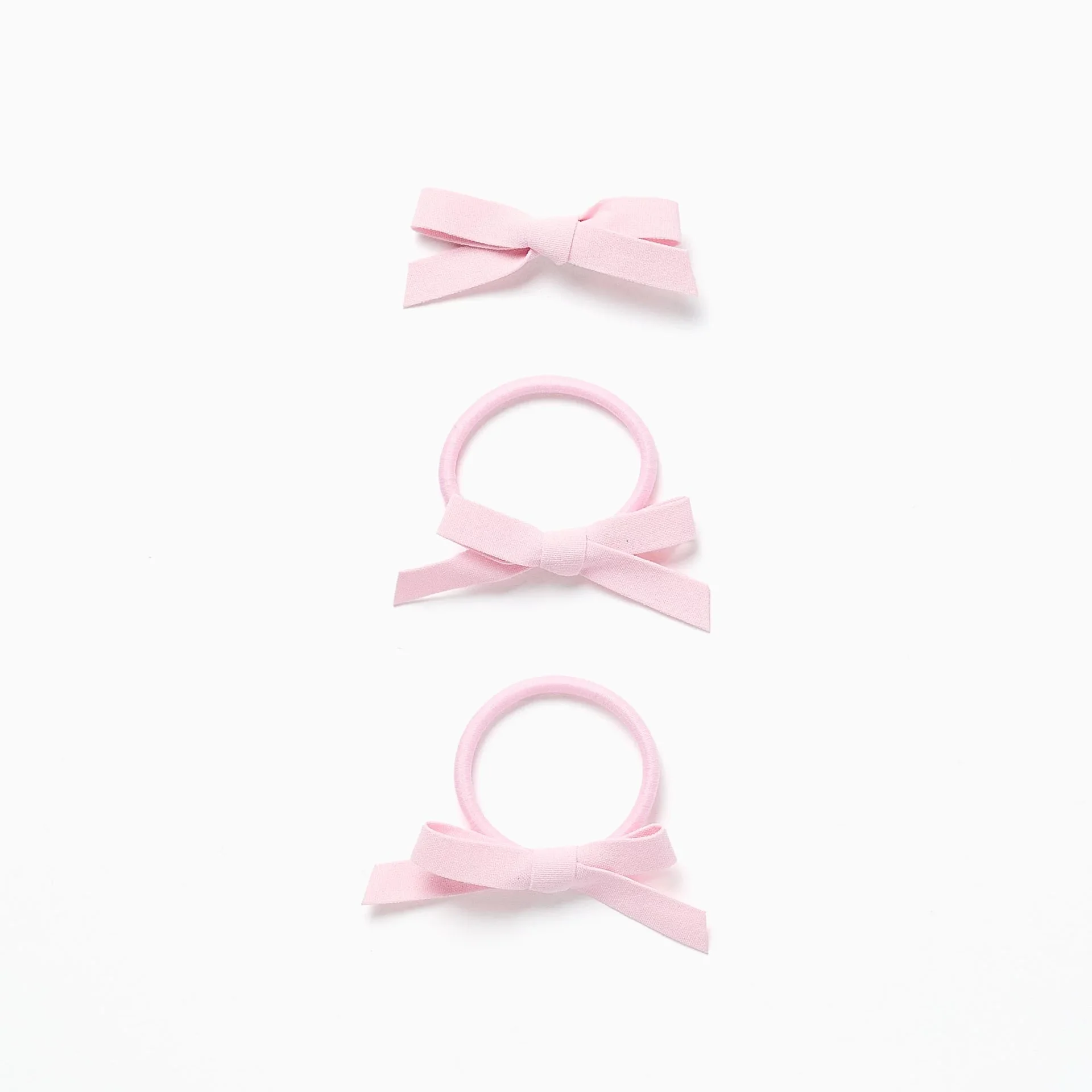 Pack Hair Clip + 2 Hair Bobbles With Bows For Babies And Girls - Image 1 of 2