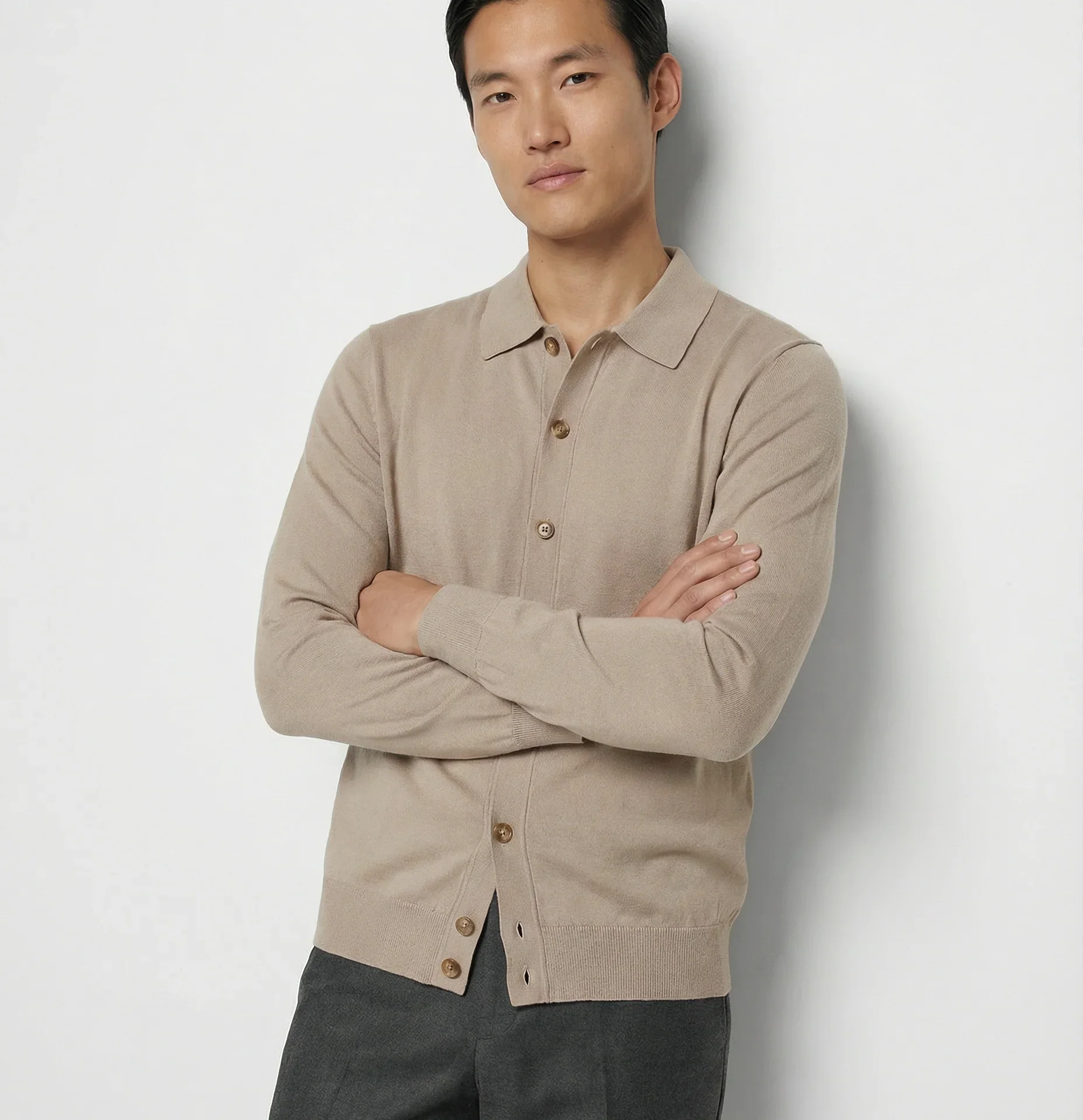 Altamura Cardigan Sabbia - Image 1 of 4