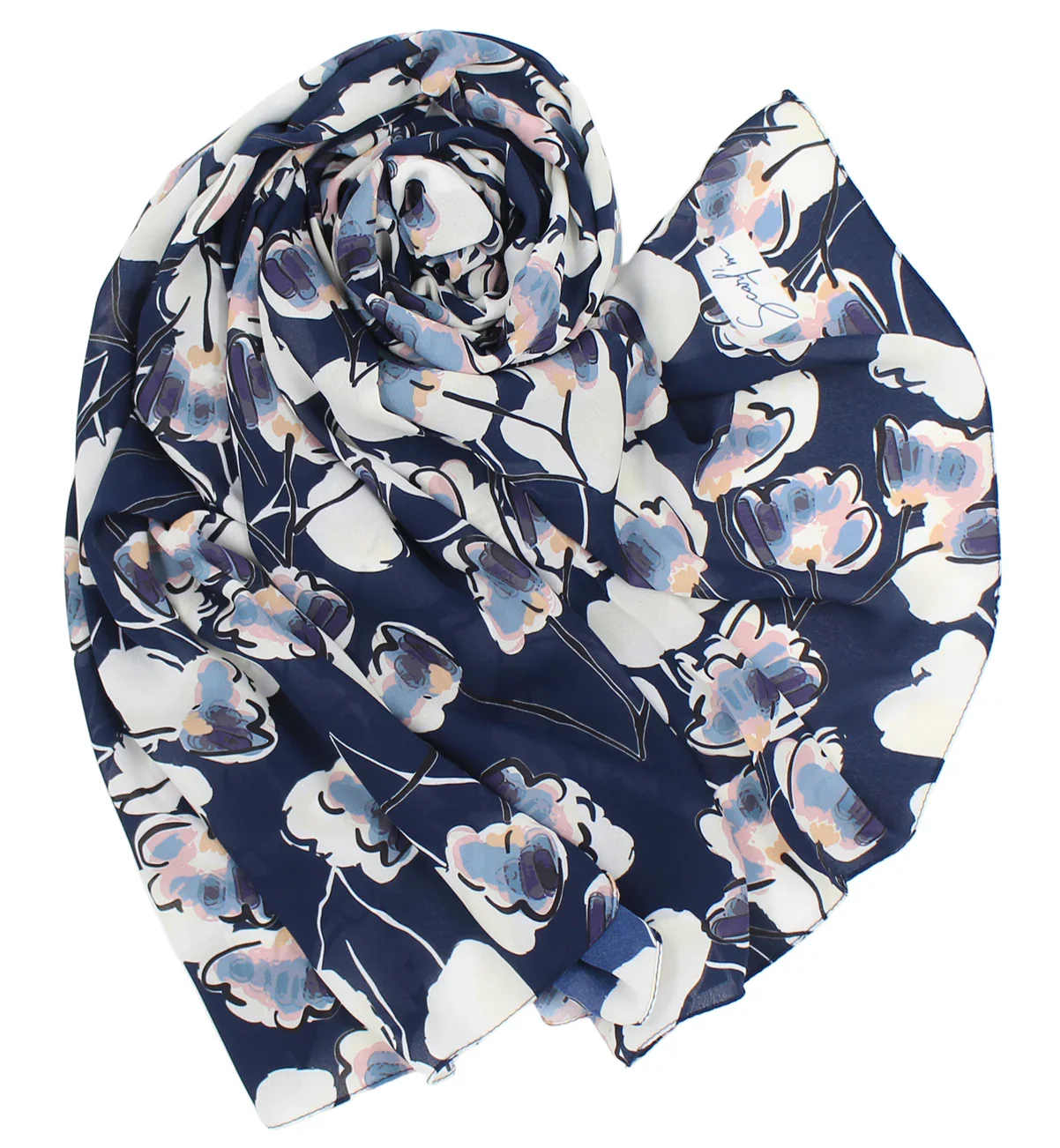 Châle Yaomy® Tuly - Bleu - Image 1 of 4