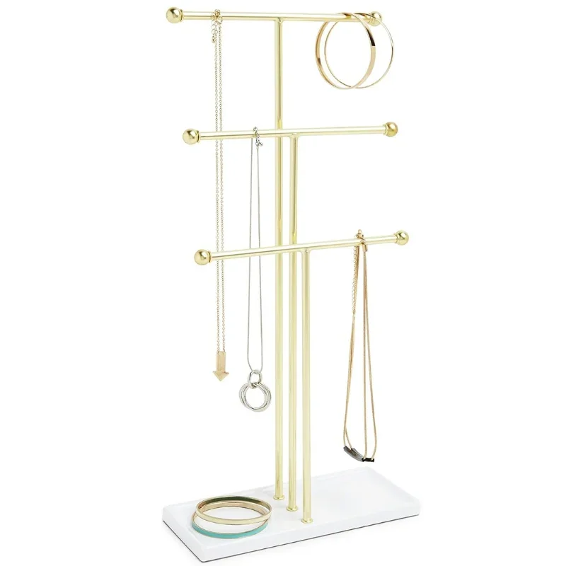 Support Porte-bijoux Doré - Image 1 of 4