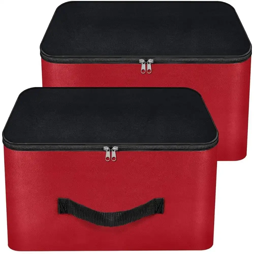 Lot De 2 Grands Sacs De Rangement Robustes Pliables  - Image 1 of 3