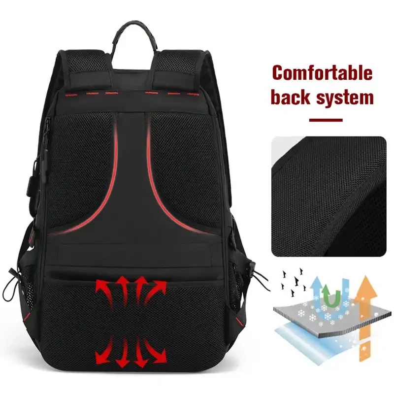 Sac À Dos De Voyage Grand Format 60l Plus Compartiment Chaussures, Port Usb Et Multi-poches Idéal Business, Randonnée Et Voyage - Image 1 of 4