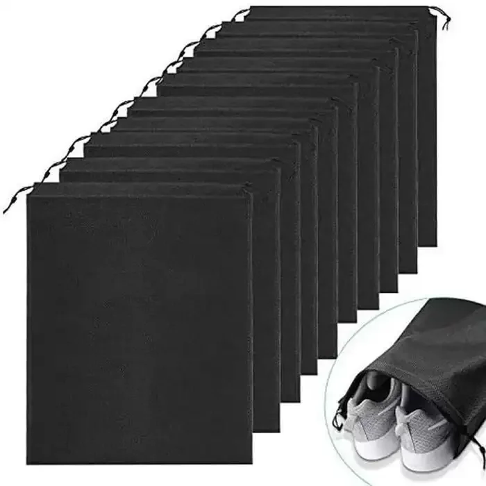 Lot De 12 Sacs À Chaussures De Voyage Avec Corde, 12 Pièces - Image 1 of 4