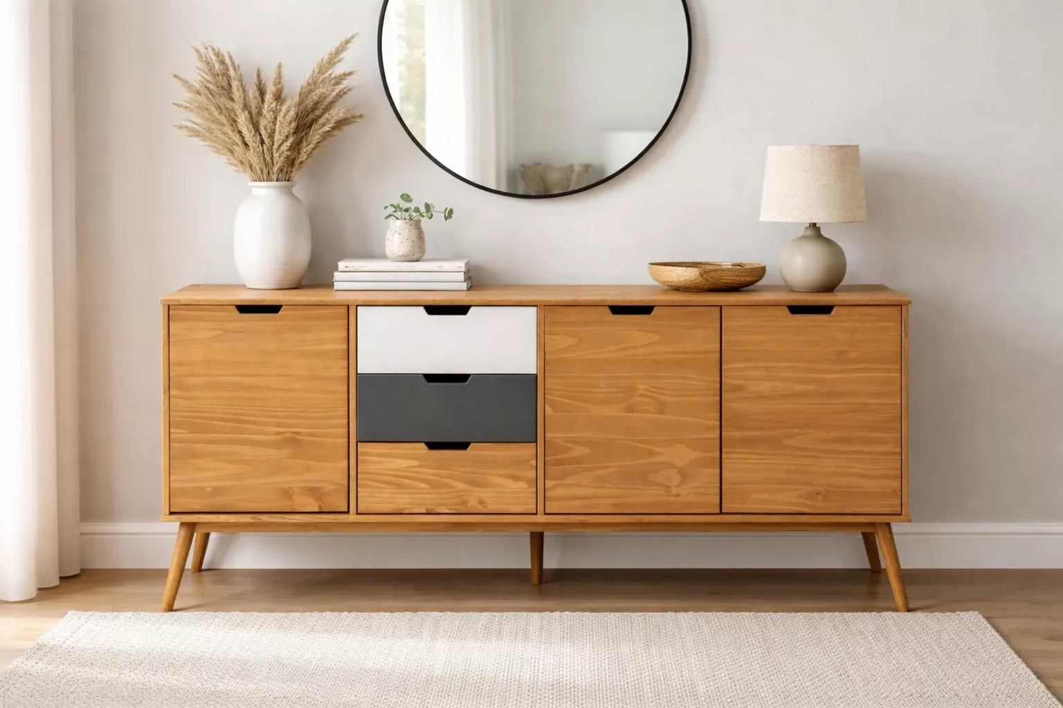 Cusco Buffet Avec 3 Portes Et 3 Tiroirs 171 Cm - Image 1 of 4