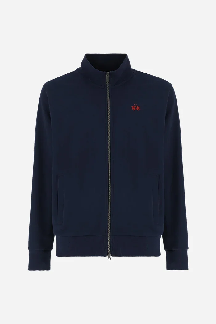 Sweat-shirt Zippé En French Terry De Coton – Caden - Image 1 of 4