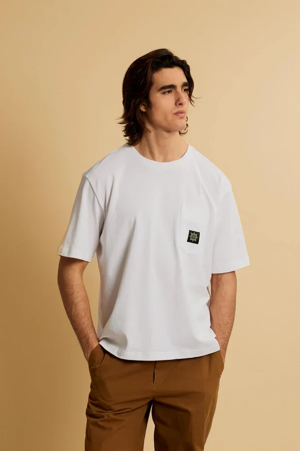 T-shirt En Coton Avec Poche Guards – Clay - Image 1 of 4