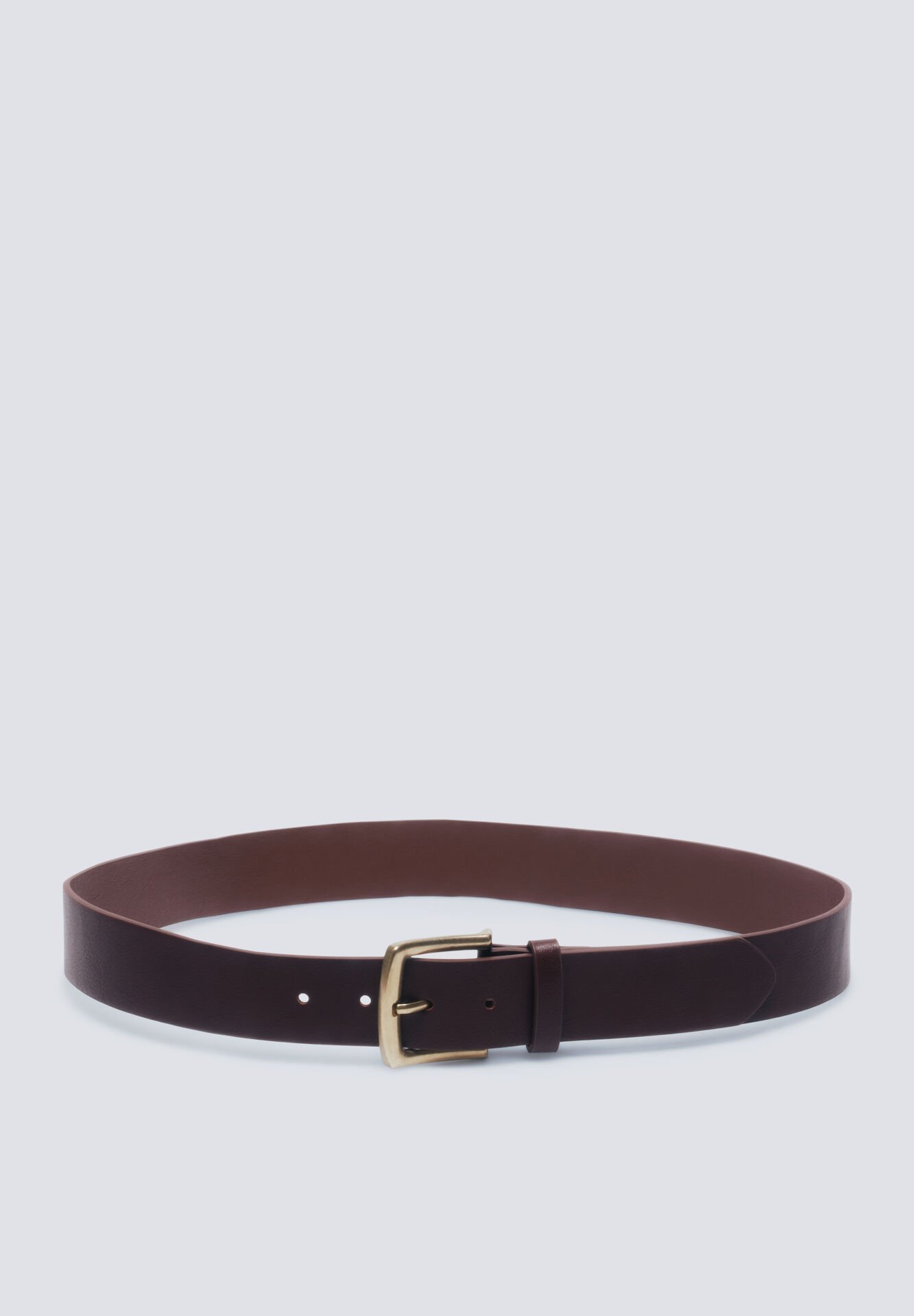 Ceinture Large Marron Unie - Image 1 of 4
