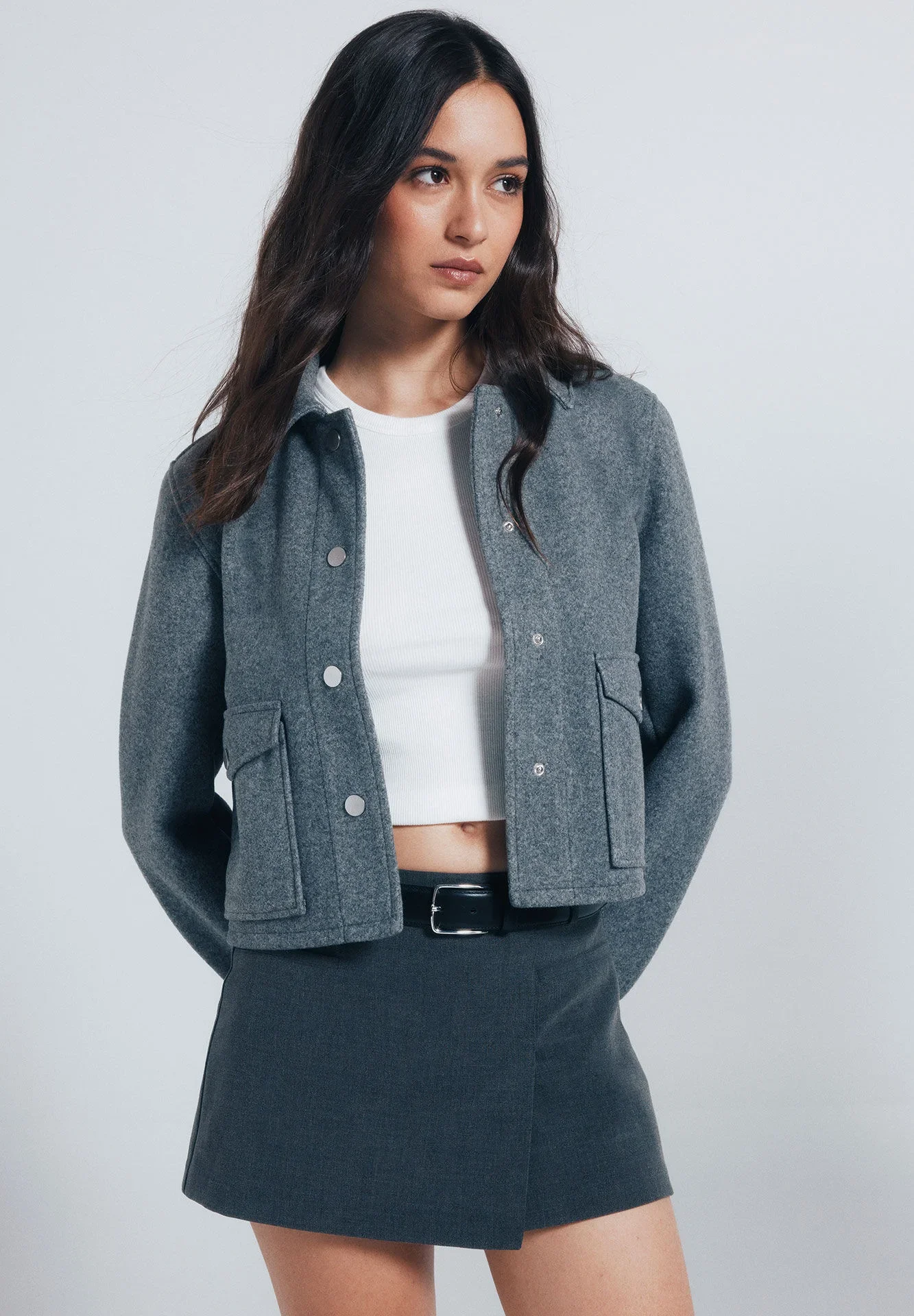 Veste Courte En Peluche - Image 1 of 4