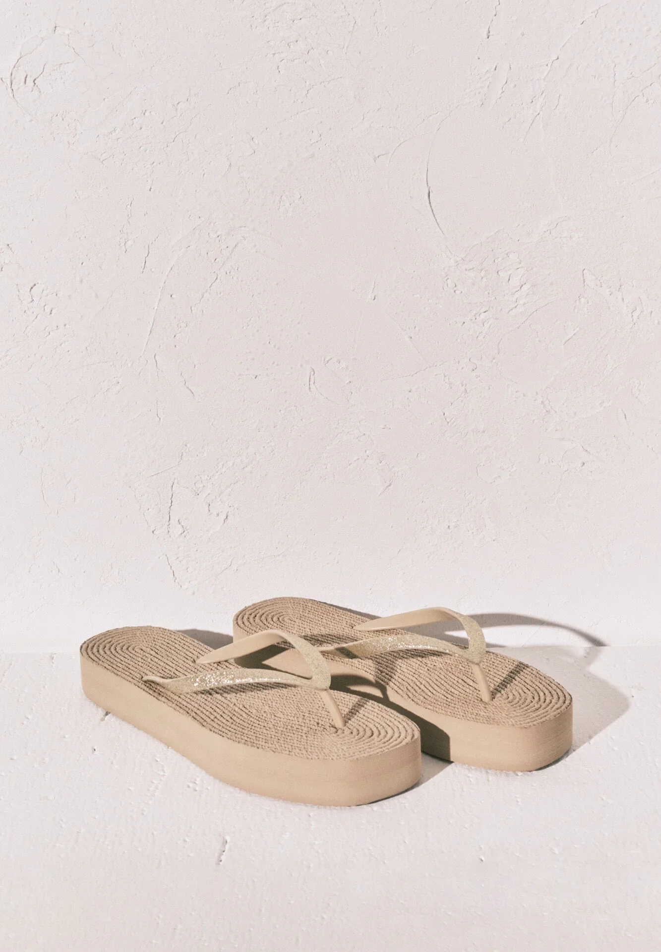 Sandales Effet Jute Scintillantes - Image 1 of 4