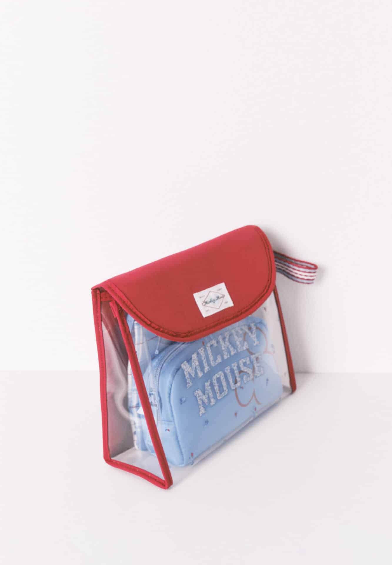 Lot De 3 Trousses De Toilette Mickey Rouges - Image 1 of 4