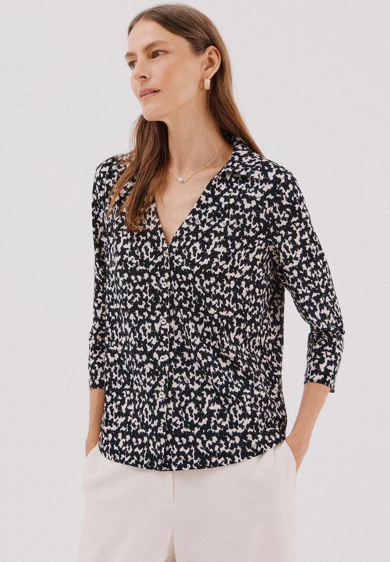 Chemise À Boutons Élastiques - Image 1 of 4
