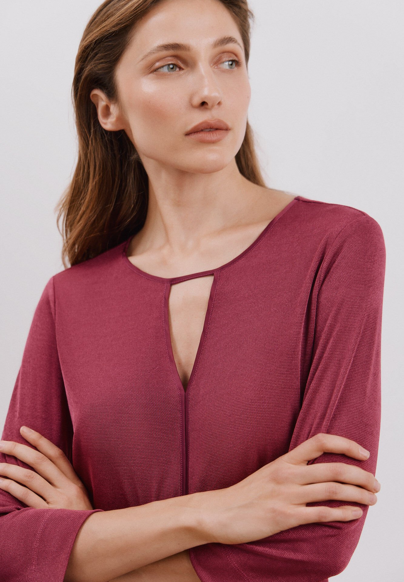 Haut En Tricot En Forme De Larme - Image 1 of 4