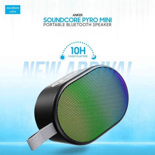 Soundcore Pyro Mini - Enceinte Bluetooth Portable Rechargeable Avec Effects Lumières - Image 1 of 3