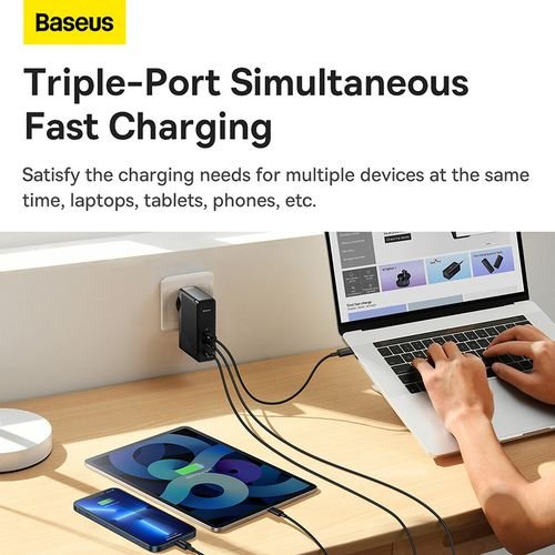 Chargeur Rapide 140 W – Usb-c, Pd 3.1 / Qc 4.0, Câble Inclus - Image 1 of 3