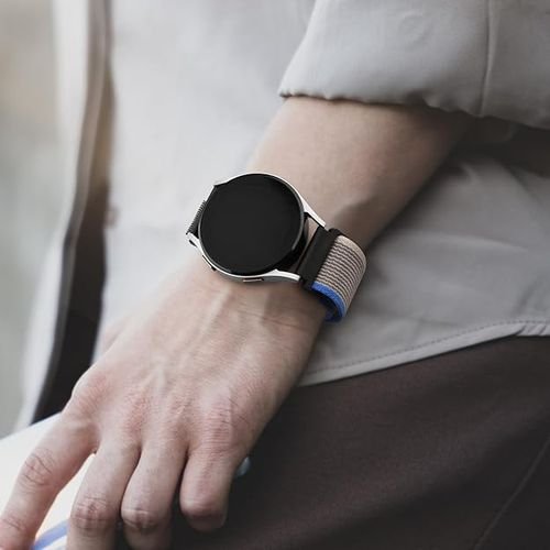 Bracelet De Montre 22mm En Nylon À Dégagement Rapide Pour Huawei Gt2 Pro Gt3 Gt4 Gt5, Oraimo, Samsung Galaxy Watch 46mm - Image 1 of 3