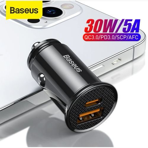 Chargeur De Voiture 30w Allume Cigare - Usb-c Pd, Qc4.0/3.0, Scp, Afc - Image 1 of 1