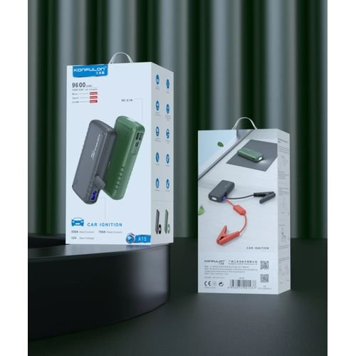 Power Bank 9600mah Et Chargeur De Démarrage D'urgence Avec Grande Capacité - Image 1 of 3