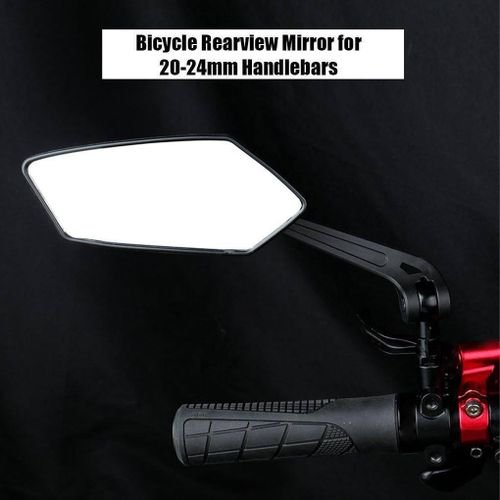 Paire Rétroviseur Réflecteur Aile Pour Trottinette Electrique M365 Scooter .. / Vélo, Rotatif Réglable À 360° Pour Guidon + Fixation Kit - Image 1 of 3