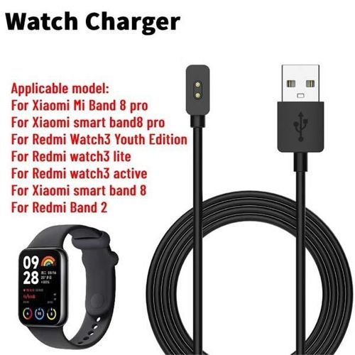 Câble De Charge Pour Redmi Watch 3, Watch 2 Lite, Redmi Smart Band Pro, Band 7 Pro, Band 8 - Image 1 of 3
