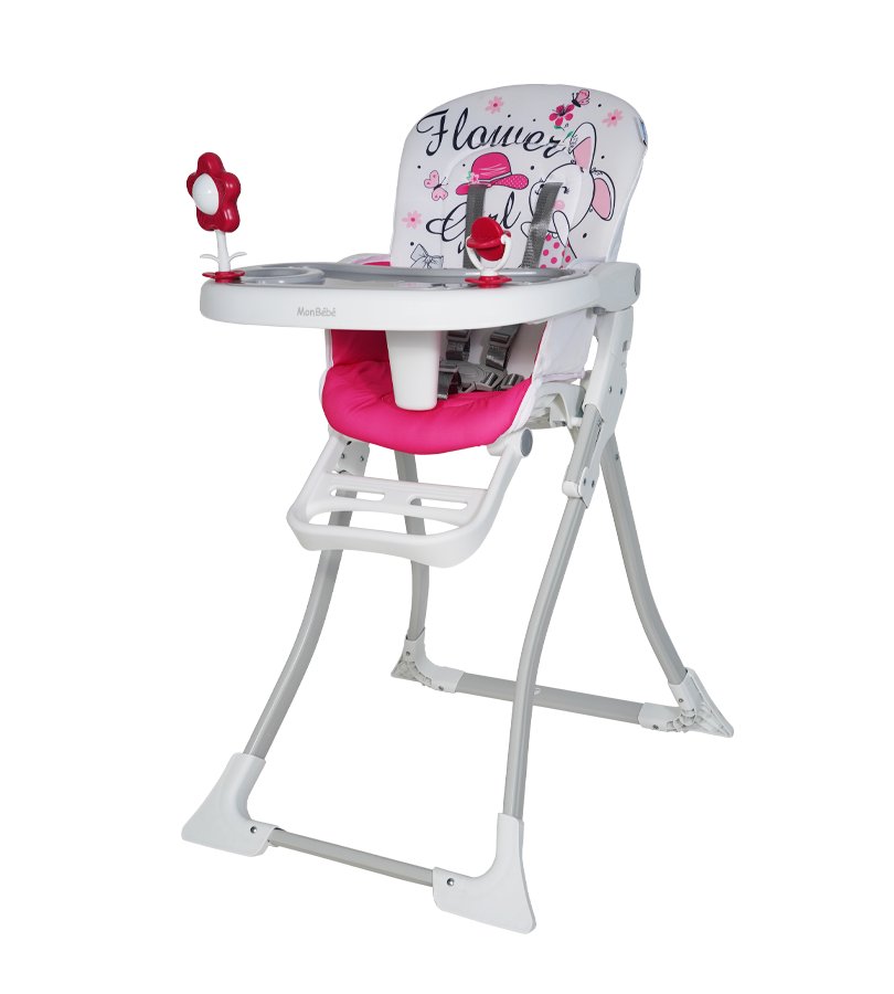 Chaise Haute Jungle Rose  - Image 1 of 1