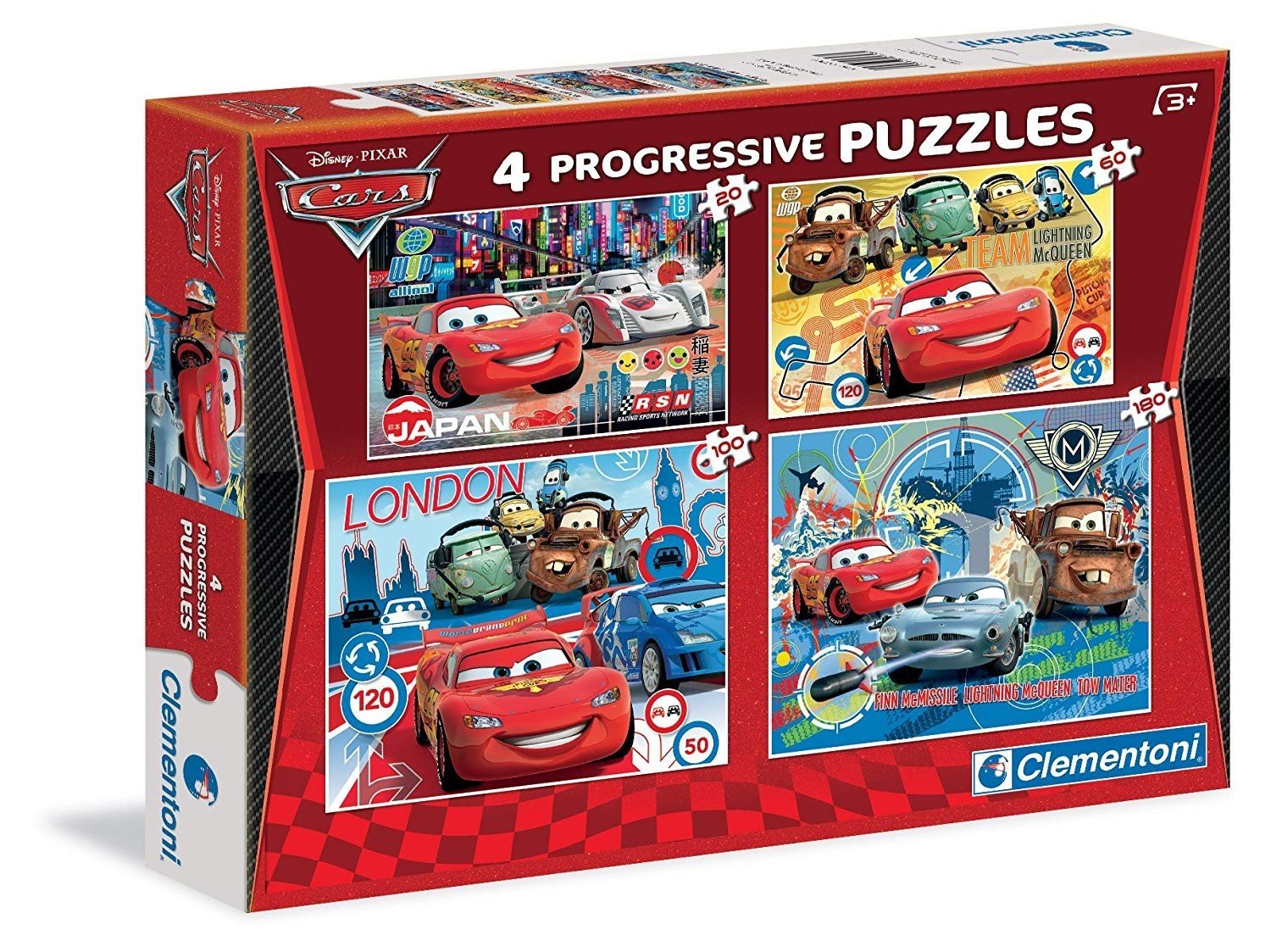 4 Puzzles Progressive 20-60-100-180 Pcs - Image 1 of 1