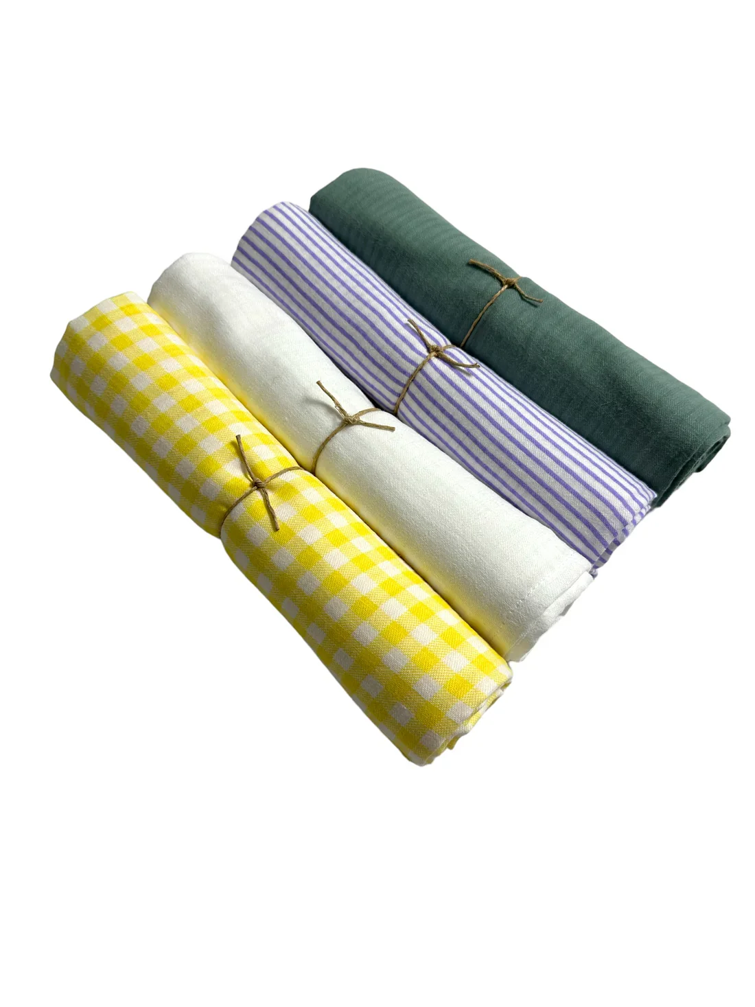 Lot De 4 Maxi Langes 100cm X 100cm , Combinaison 2 - Image 1 of 3