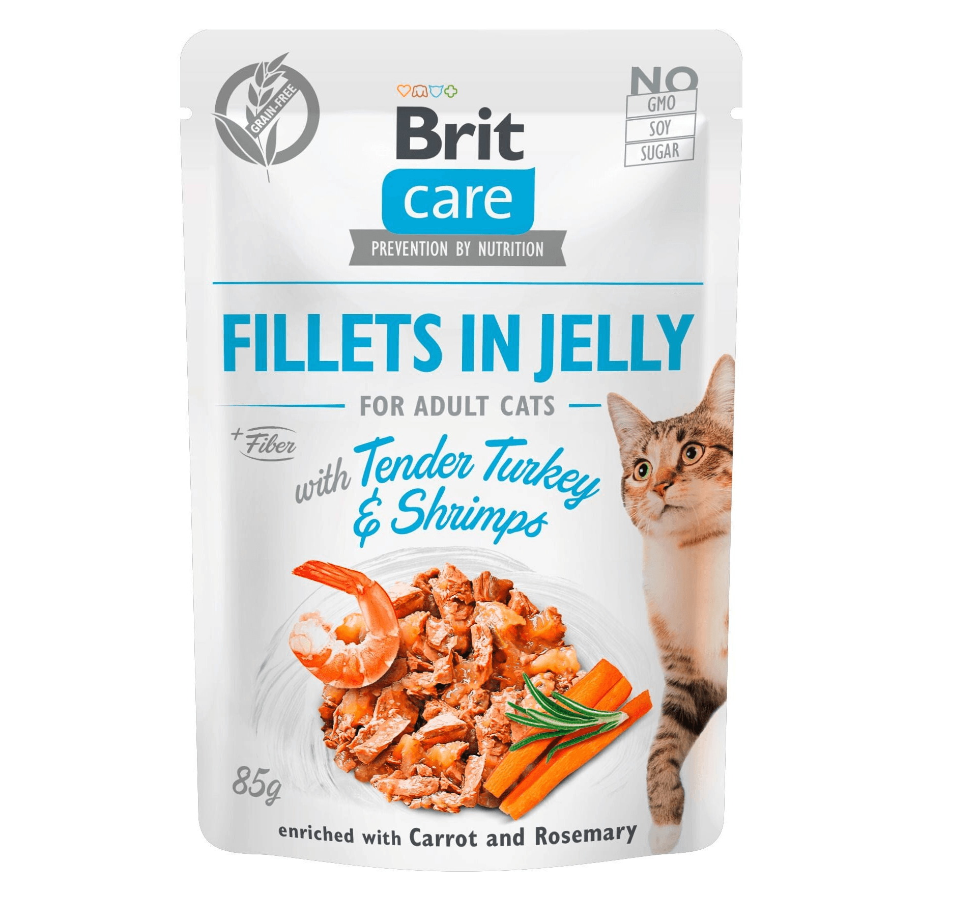 Alimentation Humide Care Fillets Gelée Dinde & Amp; Crevettes - Image 1 of 1