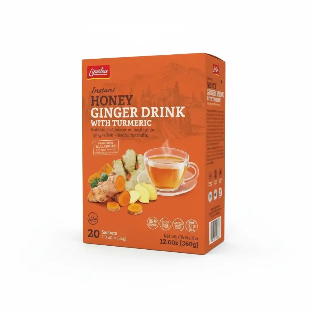 Boisson Instantanée ( Gingembre-miel-curcuma) 20 Sachets Soluble - Image 1 of 1