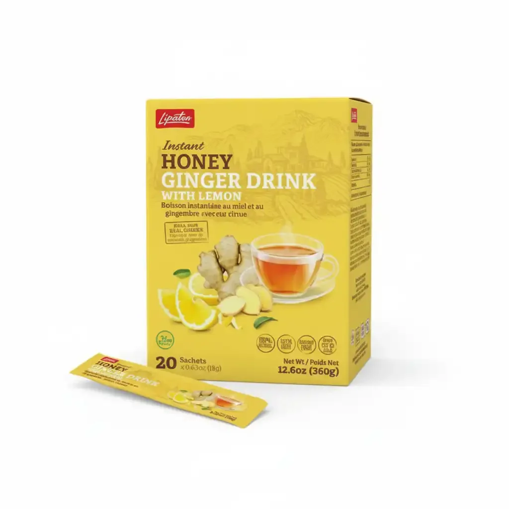 Boisson Instantanée 20 Sachets Soluble Gingembre, Miel, Citrons - Image 1 of 1