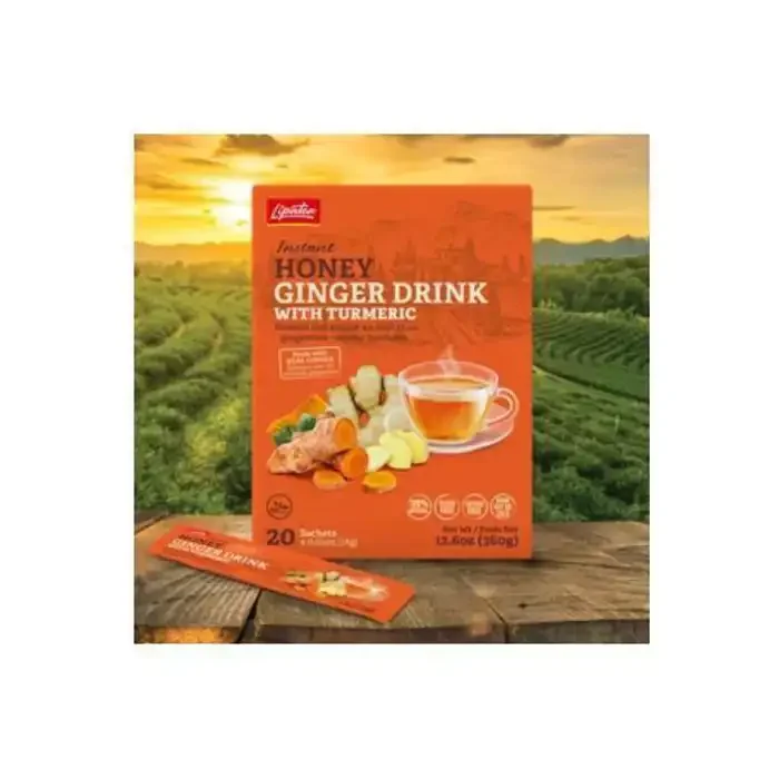 Boisson Instantanée 20 Sachets Soluble - Gingembre, Miel, Curcuma - Image 1 of 1