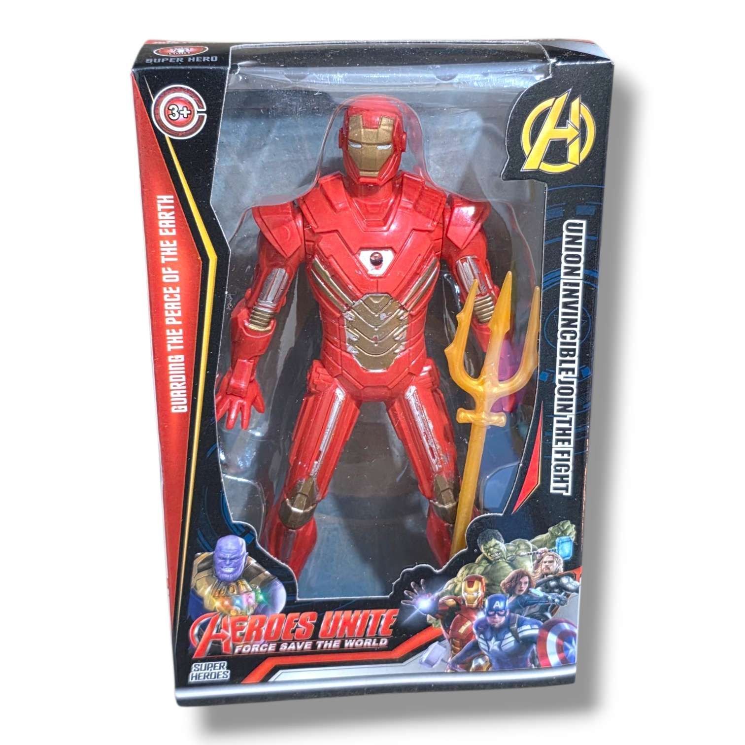 🔴 Iron Man – Figurine Super Héros Avengers – Armure De Feu - Image 1 of 1