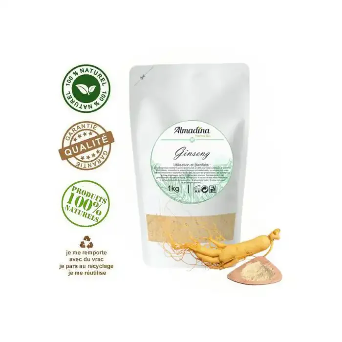 Ginseng Blanc En Poudre - Performance Physique Et Mental - Image 1 of 1