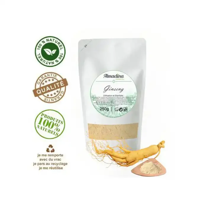 Ginseng Blanc En Poudre - Performance Physique Et Mental - Image 1 of 1