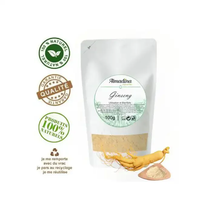 Ginseng Blanc En Poudre - Performance Physique Et Mental - Image 1 of 1