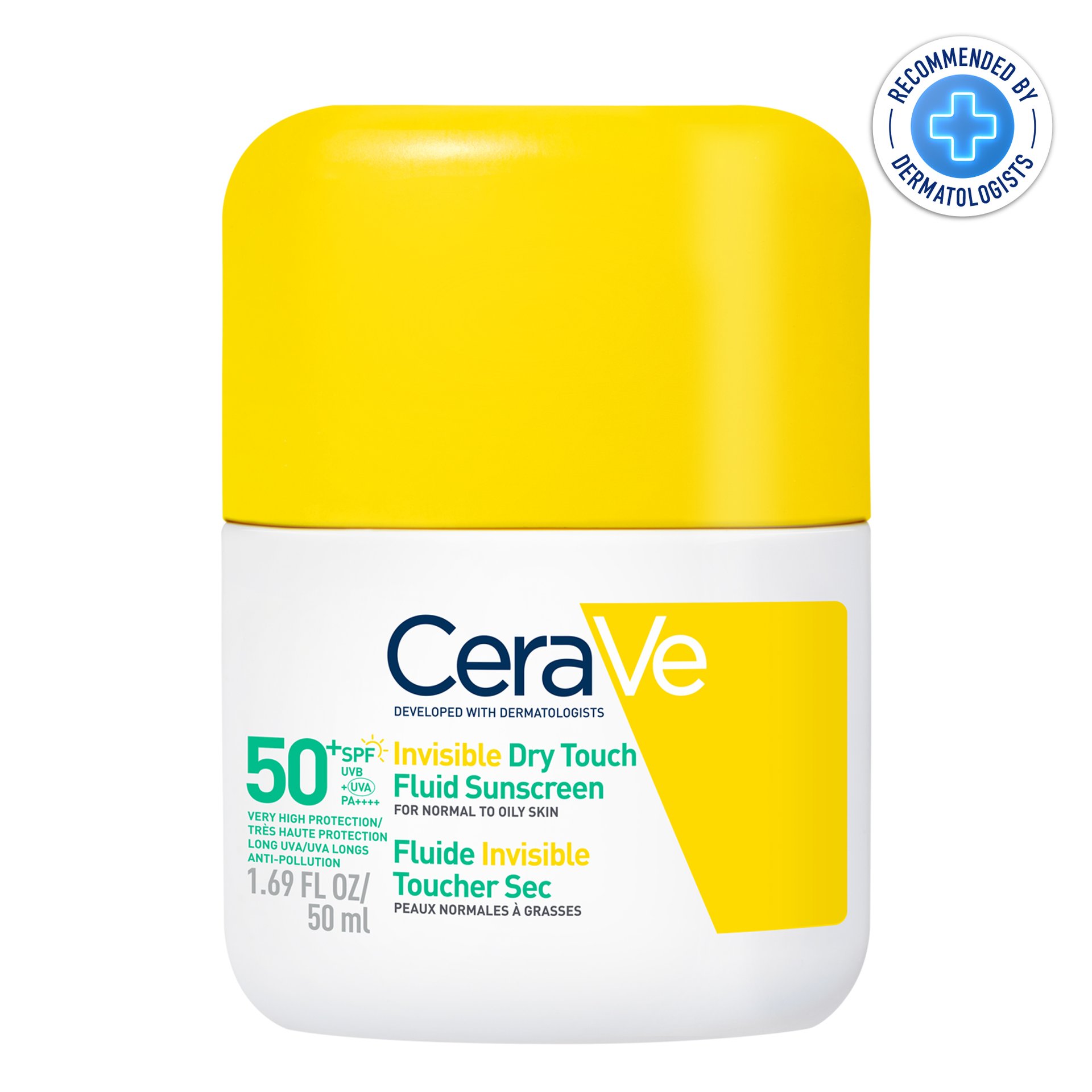 Fluide Invisible Toucher Sec Spf50+ | Peau Normale À Grasses | Tendance Acnéique - Image 1 of 1