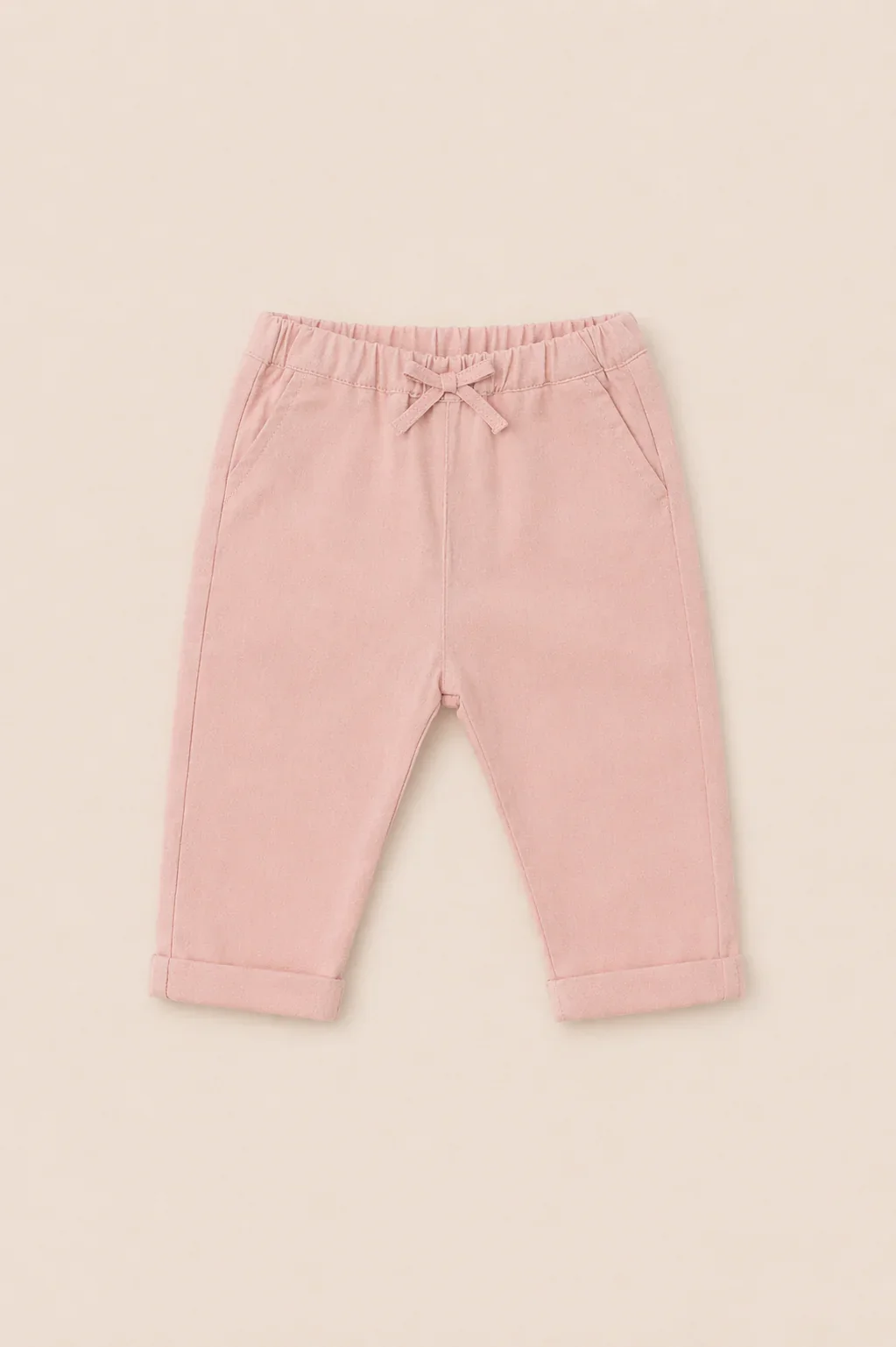 Pantalon Bébé Rose Poudré – Douceur & Confort Quotidien - Image 1 of 2