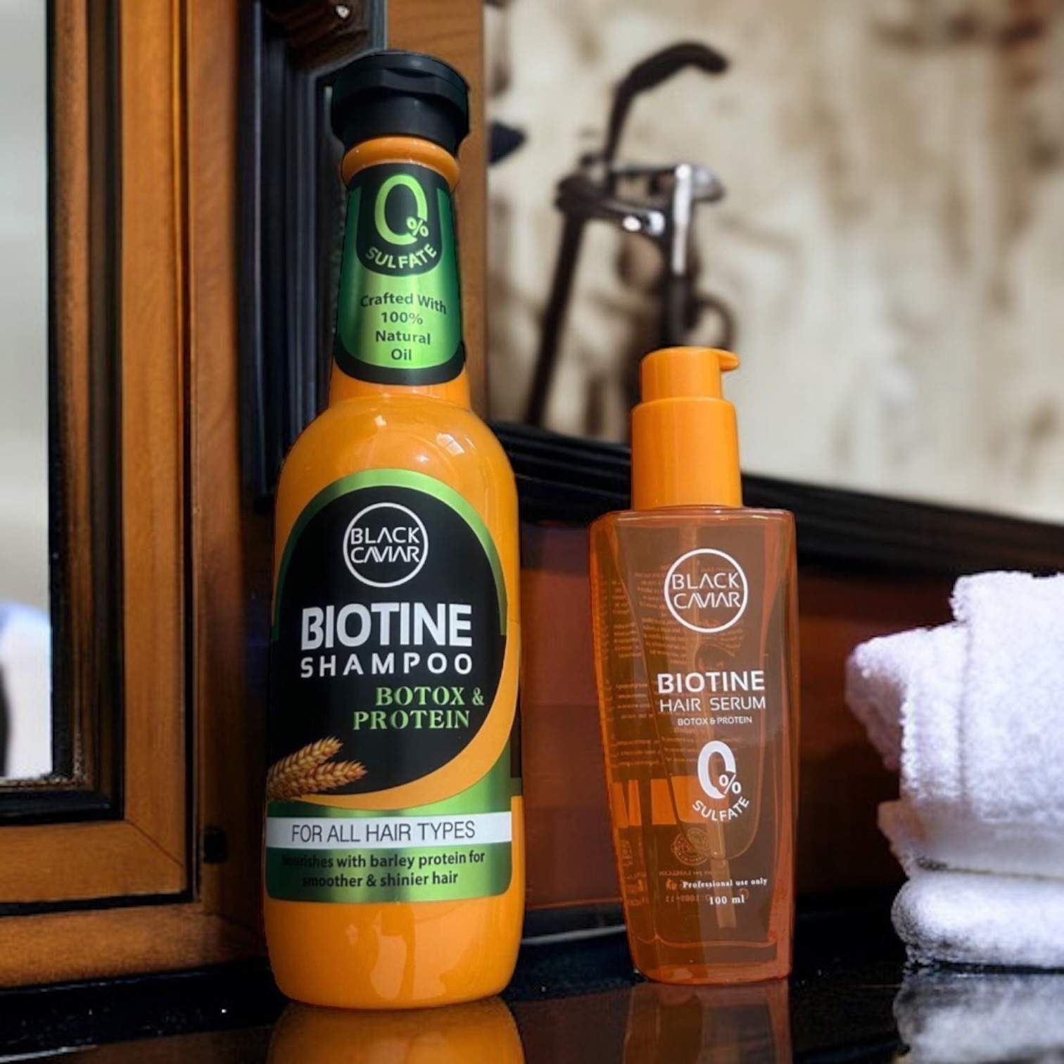 Shampoing Biotine Botox Et Protéine + Sérum Sans Sulfate - Image 1 of 1