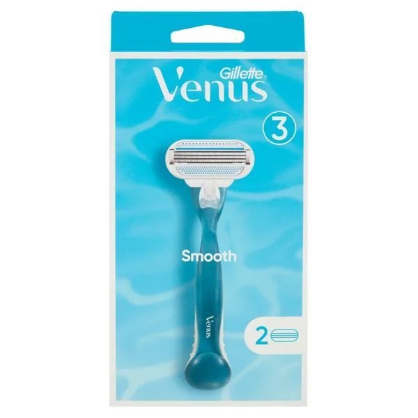 Vénus Smooth Femmes Rasoir 3 Lames Et 2 Recharges - Image 1 of 1