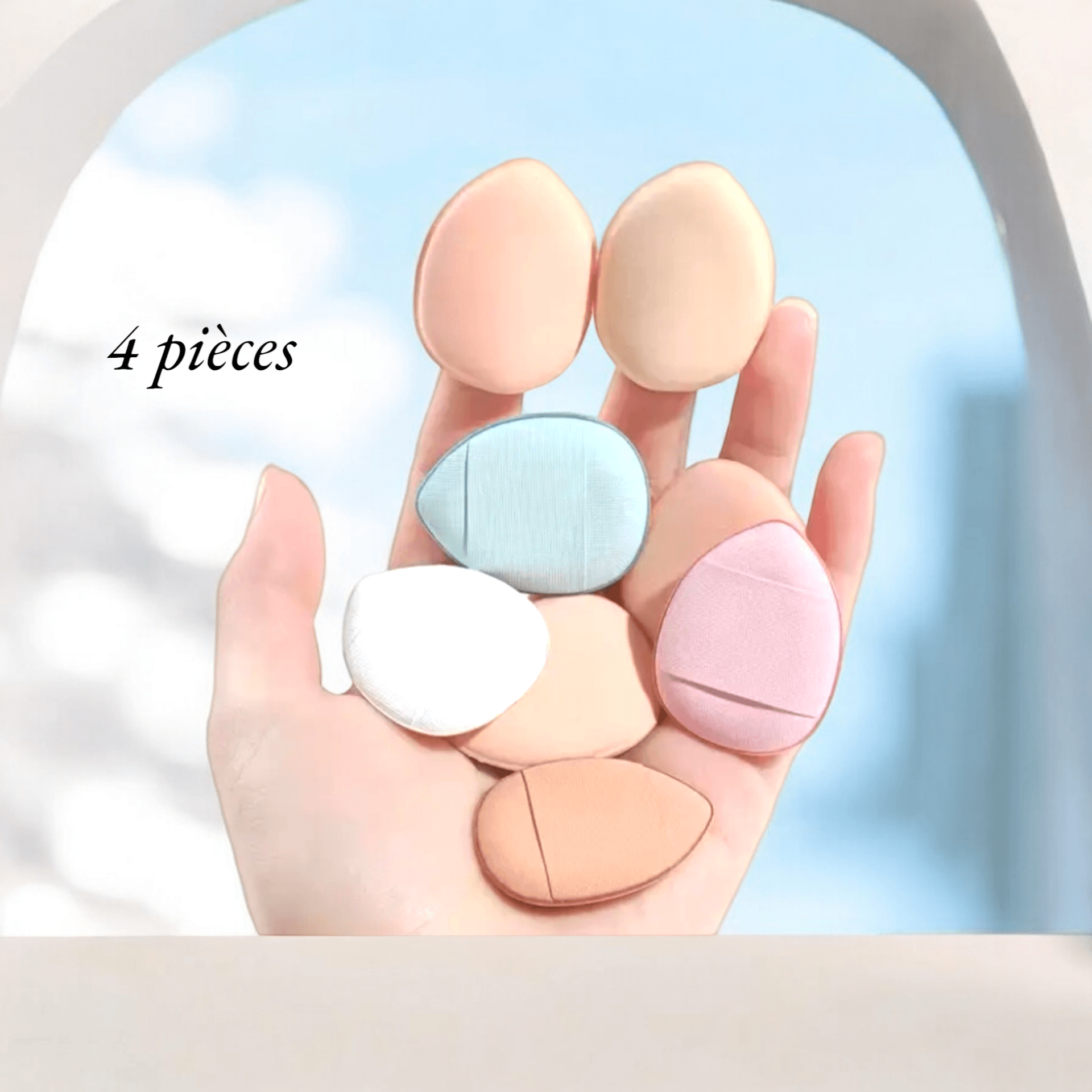 Lot De 4 Éponges De Maquillages - Image 1 of 1